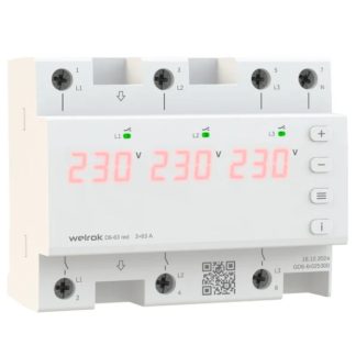 Реле напряжения D6-63 red 63 А 4660251140410 WELROK