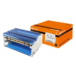 Шина «N» нулевая на DIN-рейку в корпусе 4х11групп TDM SQ0801-0010