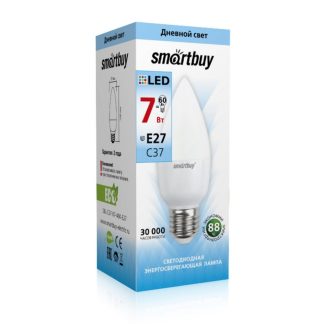 Светодиодная (LED) Лампа Smartbuy-C37-07W/4000/E27 (SBL-C37-07-40K-E27)