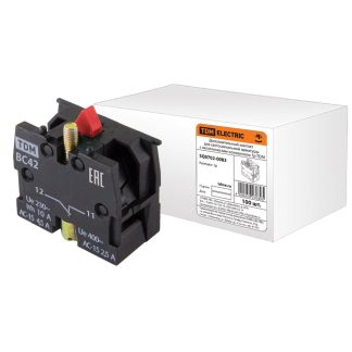 Дополнительный контакт SB2-ДК01 1НЗ, IP40 TDM SQ0702-0083 (красный)