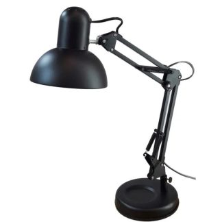Уютель UT-810В настольная лампа Е27 60W, черная, на подставке, 220V