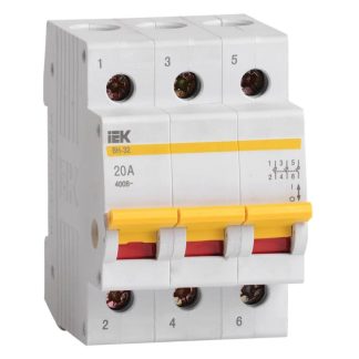 Выключатель нагрузки ВН-32 20А/3П IEK MNV10-3-020