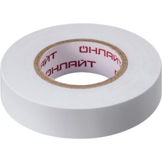 Изолента ОНЛАЙТ 71 676 OIT-B15-20/WH ПВХ белая
