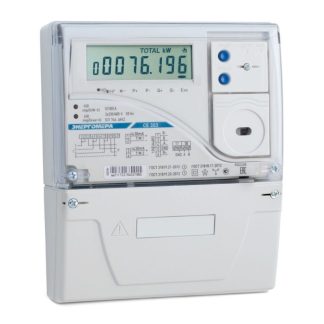 Счетчик CE303 S31 503-JAVZ 3ф многотариф. оптопорт EIA485 на панель Энергомера 101004003011792-TP103
