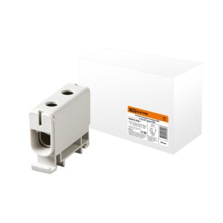 Клемма вводная силовая КВС 6-50 кв.мм. серая TDM SQ0833-0001
