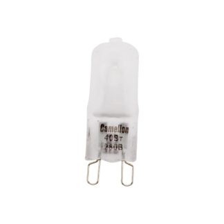 Матовая галогенная лампа без рефлектора G9 40W 220V 2000 часов Camelion 5556