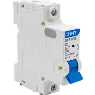 Выключатель автоматический модульный 1п C 6А 4.5кА NXB-63S (R) CHINT 296708
