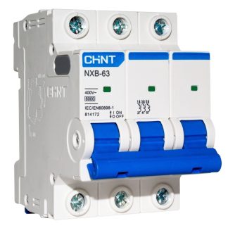 Выключатель автоматический модульный 3п C 40А 6кА NXB-63 (R) CHINT 814174
