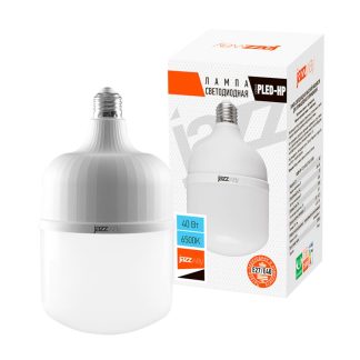 Лампа светодиод.высокомощ.PLED-HP-T120 40Вт 6500К холод.бел.E27/E40 (переходн.в ком.) 3700лм JazzWay