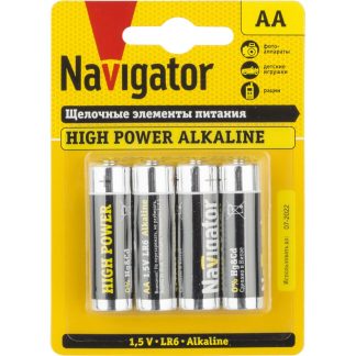 Элемент питания Navigator 94 753 NBT-NE-LR6-BP4 (Алкалин)