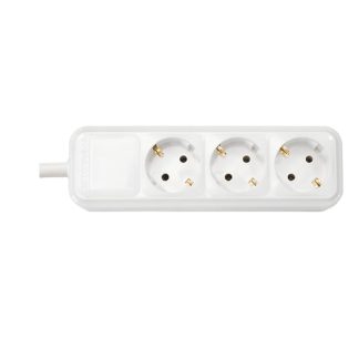 Розетка 3-я с з/к 16А ОУ серия Переносная, белая, Bylectrica Р16-337