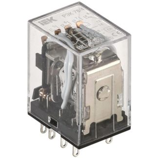 Реле РЭК 78-4(MY4) 3А 12В AC с индикацией IEK RRP20-4-03-012A-LED