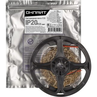 СД Лента ОНЛАЙТ 80 955 OLS-2835RGB60-4.8-IP20-12V