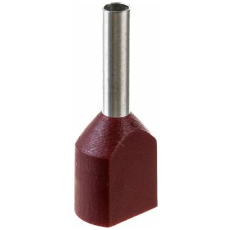 Наконечник НШВИ(2) 0.75-8 темн. красн. (уп.100шт) IEK UTE10-D75-100