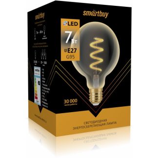 Светодиодная (LED) Лампа ART Smartbuy-G95-7Вт/3000К/E27 (SBL-G95Art-7-30K-E27)/40
