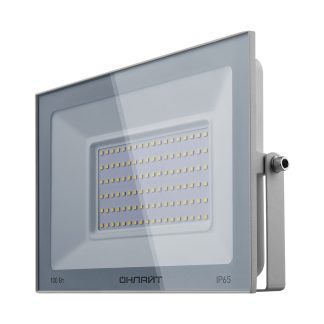 С/д прожектор ОНЛАЙТ 90 140 ОFL-100-6K-WH-iP65-LED