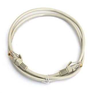 Кабель DeTech UTP Кат.5e (патч-корд) серый, 0.5м