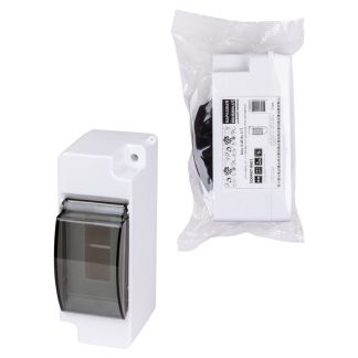 Бокс КМПн-1/2 для наруж. уст. с п/прозрачной крышкой, IP30 НАРОДНЫЙ SQ0907-0601
