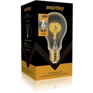 Светодиодная (LED) Лампа ART Smartbuy-A60-7Вт/3000К/E27 (SBL-A60Art-7-30K-E27)/100