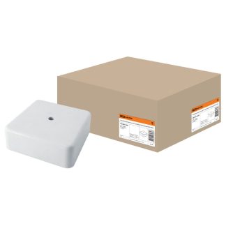 Коробка распаячная КР 50х50х20 ОП белая IP40 TDM SQ1401-0201