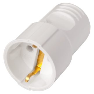 Розетка штепсельная с з/к 16А серия Переносная, белая, Bylectrica Р16-380