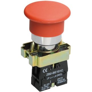 Кнопка управления «Грибок» LAY5-BC41 1з без подсветки красн. IEK BBG70-BC-K04