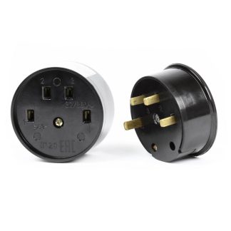 Разъем для плиты 32А 380В 3P+PE (ОУ) карболитовый черный Smartbuy (SBE-IS1-380-C)/72