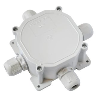 Коробка монтажная с клемными колодками 75,7х75,7х44,5мм белая, Bylectrica КМ-230
