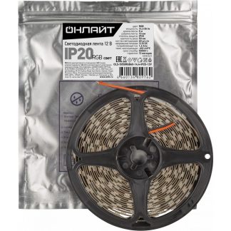 СД Лента ОНЛАЙТ 80 977 OLS-5050RGB60-14.4-IP65-12V