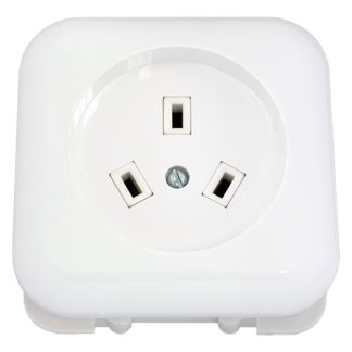 Розетка к электроплите с з/к 32А СУ серия Электроплиты, белая, Bylectrica РС32-006