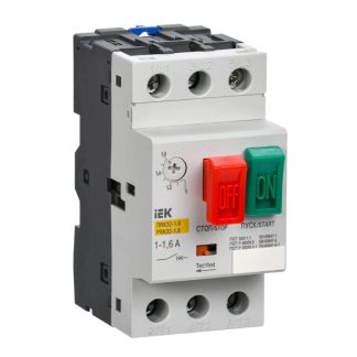 Пускатель ПРК32-1.6 In1.6А Ir1.0-1.6А Ue 660В IEK DMS11-D16