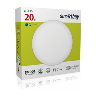 Светодиодный потолочный светильник (LED) Smartbuy-20W Wt (SBL-White-20-Wt-6K)/20