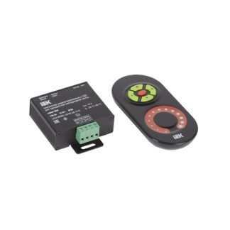 Контроллер с ПДУ радио MONO 1 канал 12В 10А 120Вт черн. IEK LSC1-MONO-120-RF-20-12-B