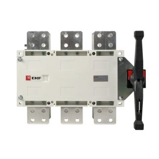 Рубильник-переключатель 1600A 3P c рукояткой управл. для прямой уст. PowerSwitch EKF pscs-1600-3