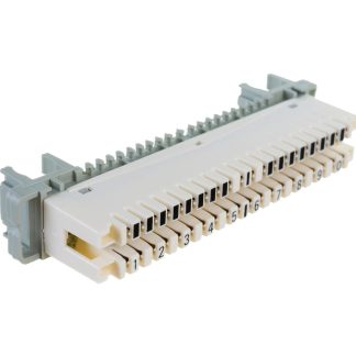 TWT-LSA10P-DIS-10, Плинт размыкаемый LSA-PLUS-PROFIL маркировка от 1 до 0 Eco под хомут и профиль LS