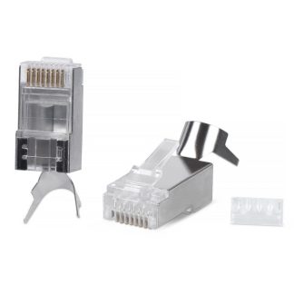Коннектор разъем RJ-45 (8p8c) категория cat.6 FTP под витую пару экранированный