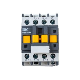 Контактор КМИ-11211 12А 230В/АС3 1НЗ IEK KKM11-012-230-01
