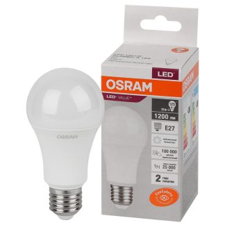 Лампа светодиодная LED Value LVCLA125 15SW/840 15Вт грушевидная матовая E27 230В 10х1 RU OSRAM 40580