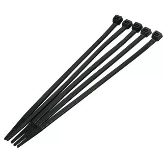 Хомут (стяжка) кабельный нейлоновый 4,8х300 черный Smartbuy (100 шт) SBE-CT-48-300-b