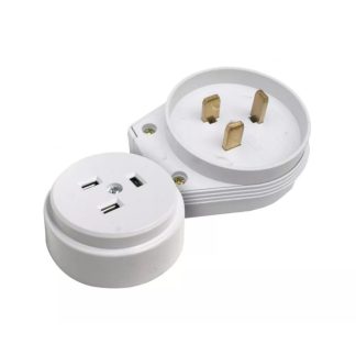 Разъем 1-м СП РШ-ВШ 32А IP20 250В 2P+PE пластик. бел. PROxima EKF AS-250-H-02