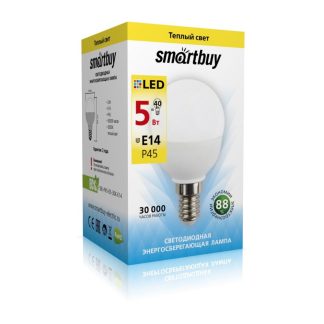 Светодиодная (LED) Лампа Smartbuy-P45-05W/4000/E14 (SBL-P45-05-40K-E14)