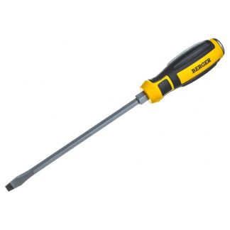 Ударная шлицевая отвертка с шестигранником SL8*200мм Berger BG BG1036