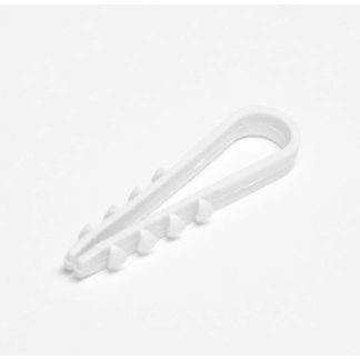 Дюбель-хомут 5-10 для круглого кабеля бел. (уп.100шт) Rexant 07-4501