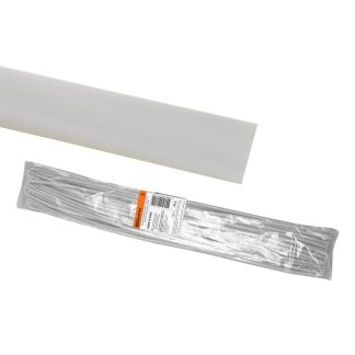 Термоусаживаемая трубка ТУТнг 40/20 белая по 1м (25 м/упак) TDM SQ0518-0292