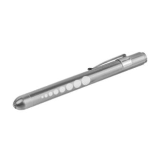 Металический фонарь серии NPT-CM16-2AAA алюм. 1LEDx0.2Вт,1реж,блист.