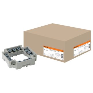 Клеммник для распаячных и установочных коробок с шагом 60мм, IP20, TDM SQ1402-0117