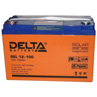 Тяговый АКБ DELTA GEL I 12v-100Ач I GEL-12100