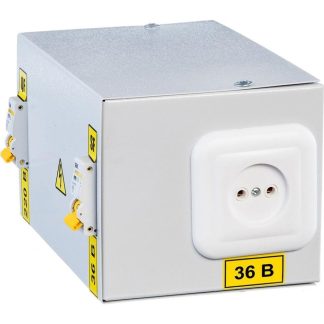 Ящик с понижающим трансформатором ЯТП 0.25 220/36В (2 авт. выкл.) IEK MTT12-036-0250