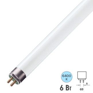 Лампа люминесцентная DELUX T5 6W G5 (225мм)