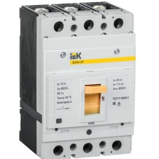 Выключатель автоматический 3п 400А 35кА ВА44-37 IEK SVA4410-3-0400-35